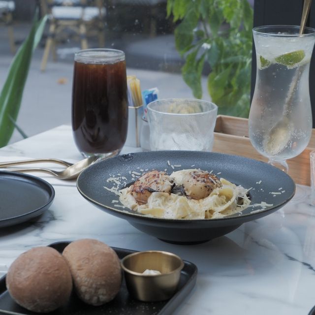 園林玻璃Cafe，高質海鮮飯和意粉