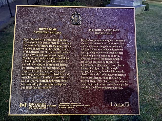 Notre Dame Basilica Ottawa - Historic Site