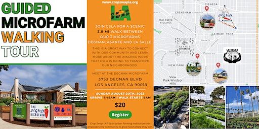 Guided Microfarm Walking Tour (Los Angeles) | 3753 Degnan Blvd