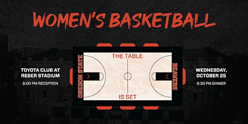 Oregon State University Women's Basketball Tip-Off Dinner | Reser Stadium, Southwest 26th Street, Corvallis, OR, USA