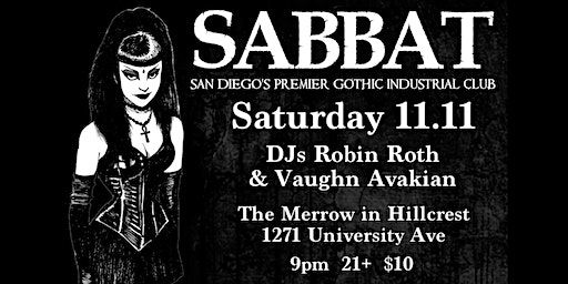 Club Sabbat | The Merrow, University Avenue, San Diego, CA, USA