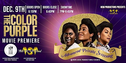 Advanced Screening of The Color Purple | AMC Concord Mills 24, Concord Mills Boulevard, Concord, NC, USA