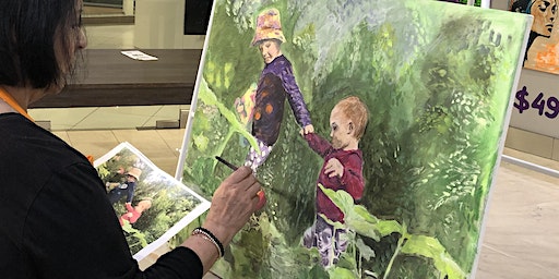 Photo Portraiture - Paint the ones you love - beginner friendly | Uptown