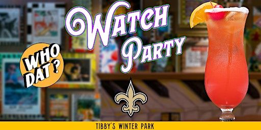 Saints vs Bucs Watch Party at Tibby's New Orleans Kitchen in Winter Park | Tibby's New Orleans Kitchen