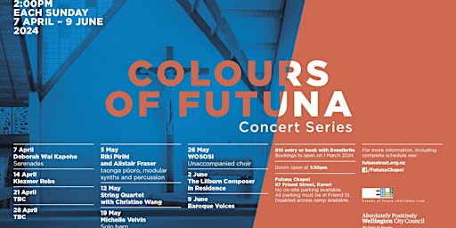 COLOURS OF FUTUNA CONCERT SERIES 2024 | Futuna Chapel