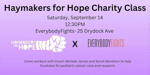 Haymakers for Hope Charity Train Class | EverybodyFights
