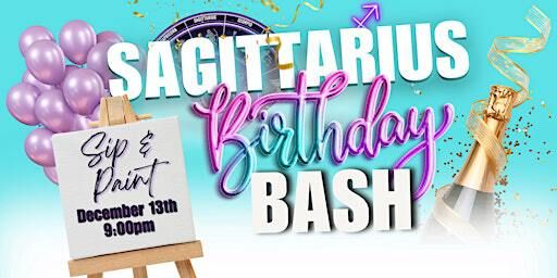 Sagittarius Birthday Bash Sip & Paint | Belle Station