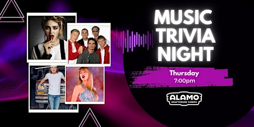 Music Trivia Night at Alamo Drafthouse Cinema Woodbridge | Alamo Drafthouse Cinema Woodbridge