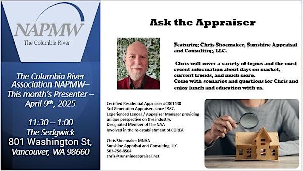 Ask The Appraiser - Lunch and Learn with NAPMW | The Sedgwick