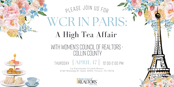 WCR In Paris: A High Tea Affair | La Parisienne French Bistro