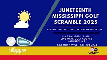 Juneteenth Mississippi Golf Scramble 2025 | Live Oaks Golf Club