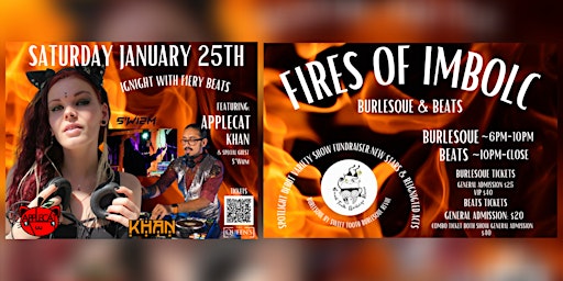 FIRES Of IMBOLC Burlesque & Beats Feat KHAN & APPLECAT | The Queen's