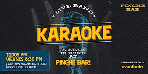 Live Band Karaoke en Español | Pinche Bar