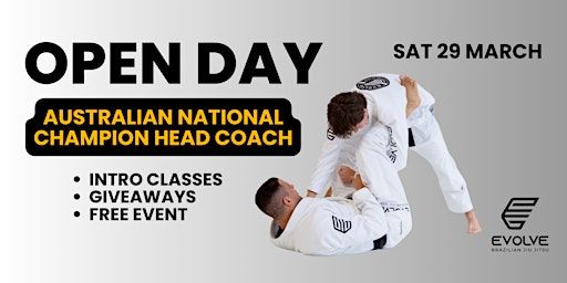 OPEN DAY AT EVOLVE BJJ | Evolve Brazilian Jiu Jitsu, Park Street, Port Macquarie NSW, Australia