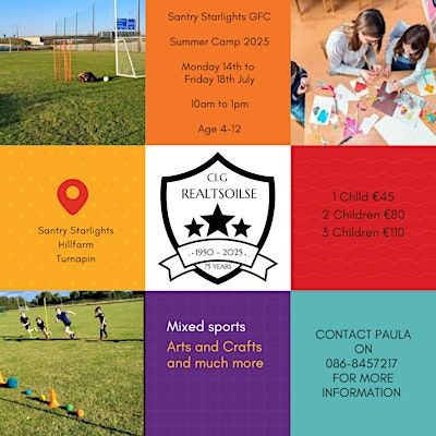 Santry Starlights GFC Summer Camp | Turnapin Lane