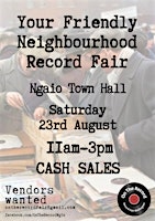 Your Friendly Neighbourhood Record Fair | Ngaio Town Hall