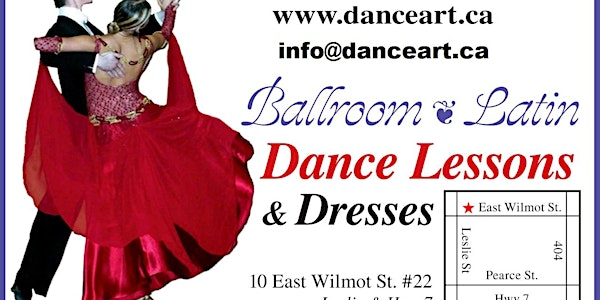 Ballroom and Latin mix semiprivate class every Monday 5.45 pm at hwy 7/404 | Dance Art Studio