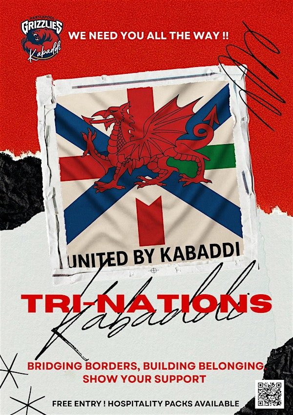 Tri-Nations Kabaddi Showcase 26th July 2025 in Hartlepool | Mill House Leisure Centre