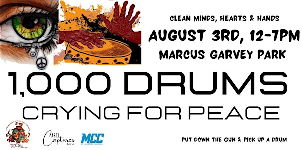 1,000 DRUMS CRYING FOR PEACE | Marcus Garvey Park