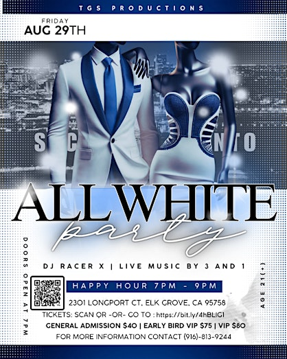 TGS Productions All White Party | Armaans Palace Event Hall