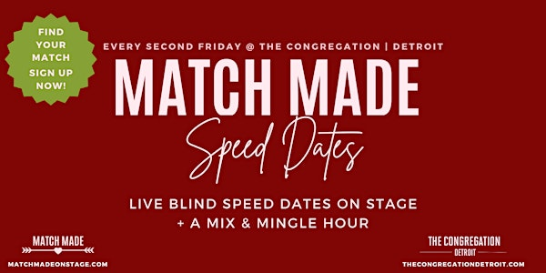 Match Made on Stage - Live Speed Date Comedy Show | Fellowship Hall
