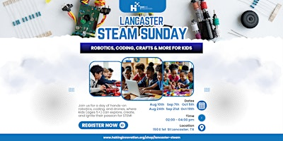 Lancaster STEAM Sunday: Robotics, Coding & More for Kids (8/10) | The Office Loft - Lancaster