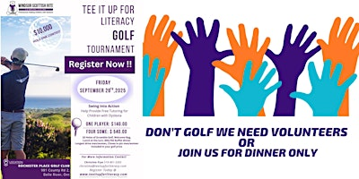 Tee It Up For Literacy Golf Tournament | Rochester Place Golf Club and Resort