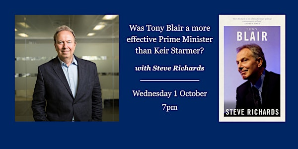 Steve Richards: Was Tony Blair a more effective Prime Minister than Keir St | St Peters School Memorial Hall