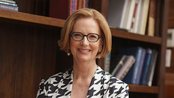 Wolfson Lee Lecture: Julia Gillard | Lee Hall, Wolfson College, University of Cambridge