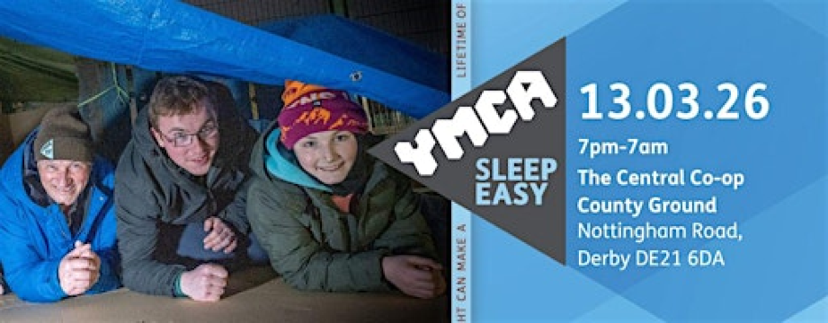 YMCA Derbyshire Sleep Easy 2026 | The Central Co-op County Ground