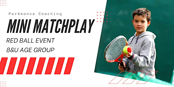 Mini Tennis Matchplay Event (ages 8&U) | Carlisle Park