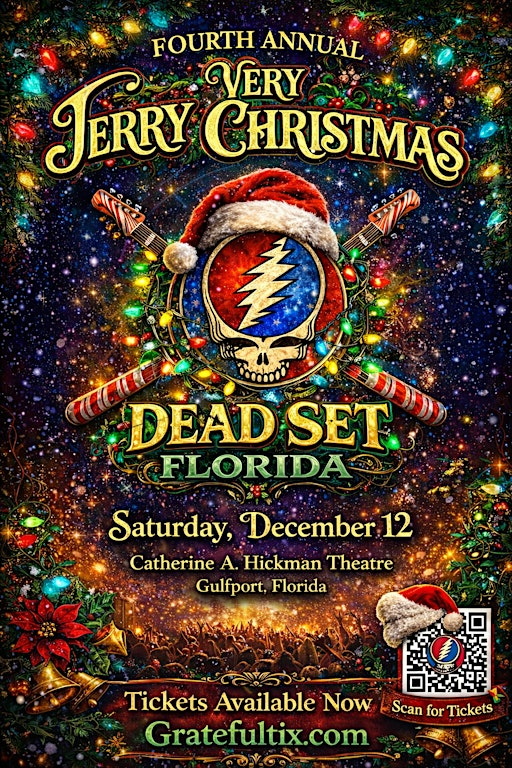 A Very Jerry Christmas | SAT DEC 12 | Catherine Hickman Theater, Gulfport | Catherine A Hickman Theater, 27th Avenue South, Gulfport, FL, USA