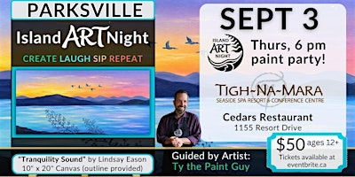 ART Night returns to Cedars Restaurant at Tigh-Na-Mara | Cedars Restaurant & Lounge