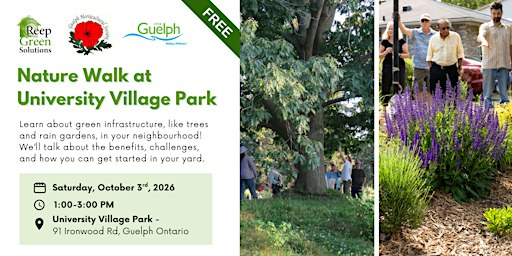 Nature Walk at University Village Park | University Village Park Public Parking