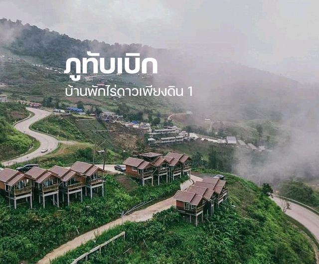 บ้านพักไร่ดาวเพียงดิน 1 ผาหัวสิงห์ ภูทับเบิก