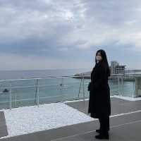 힐링장소로도 즐길 수 있는 갬성 해변, 안목해수욕장♥ 