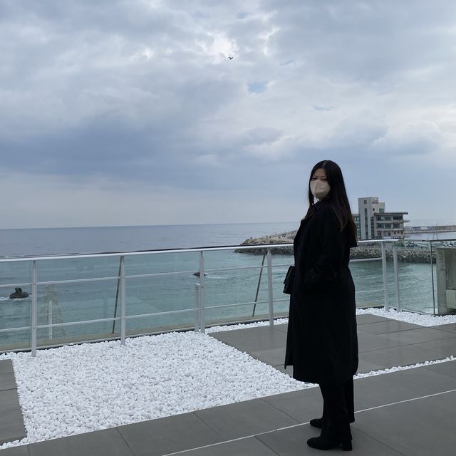 힐링장소로도 즐길 수 있는 갬성 해변, 안목해수욕장♥ 
