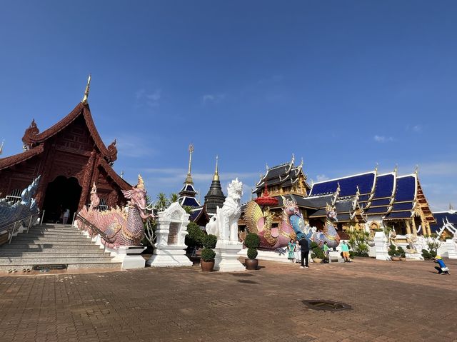 วัดที่สวยงาม วัดเด่นหลีสีเมืองแกน