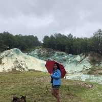 Blue soil at Malboro Hill