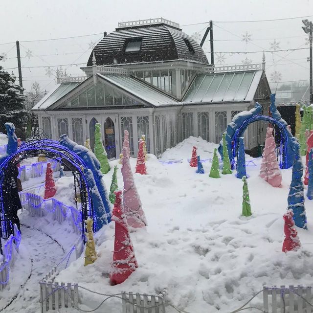冬日浪漫飄雪樂園💕 白色戀人公園