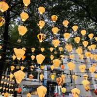 🎐彩繪的熱氣球燈籠🎈📍Zhongshan Linear Park 台北捷運中山站線形公園