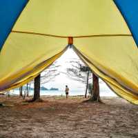 The tip of borneo & the starry night sky