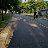 Cycling At East Coast Park