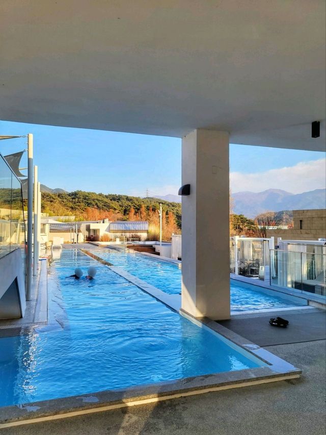 진짜 따뜻한 온수풀이 기분좋은, 스위트남원 가든풀🏊‍♀️