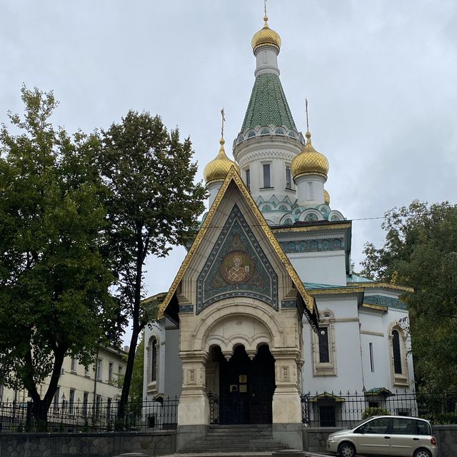 The beautiful Russian Church in Bulgaria  