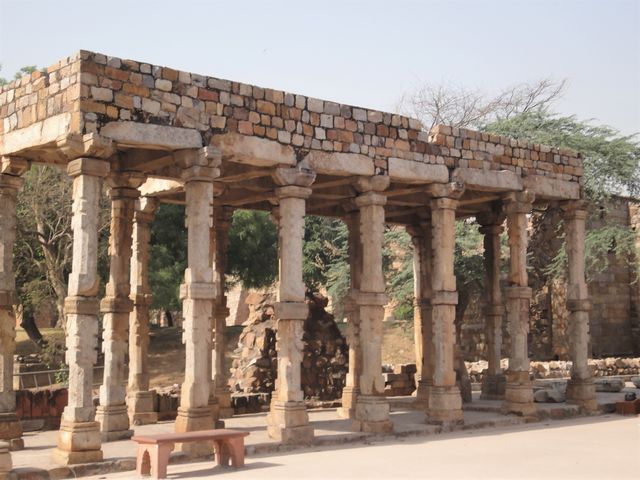 インド　世界遺産：クトゥブ・ミナール