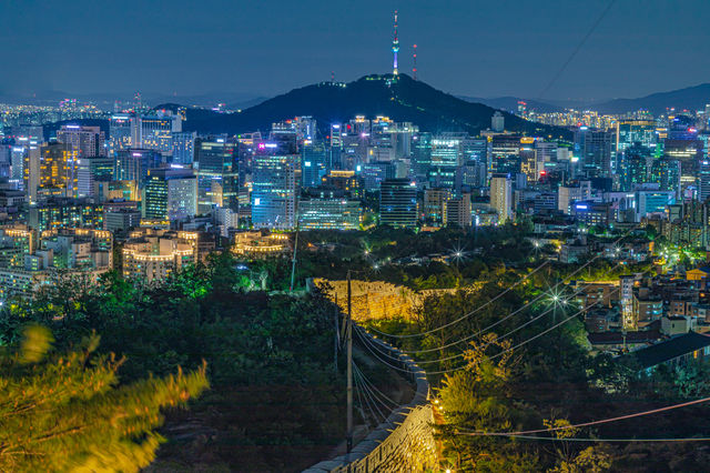 서울 야경 명소 인왕산