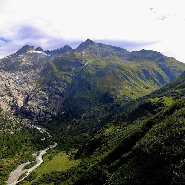 阿爾卑斯山脈瑞士富爾卡山口