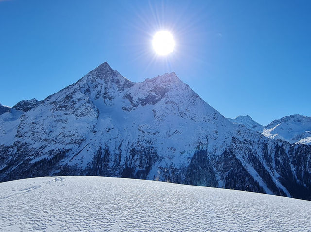 Switzerland kicks off 2023 with snow.