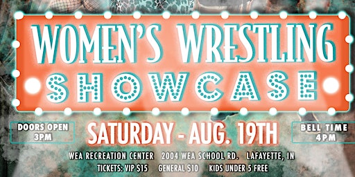 “Women’s Wrestling Showcase!” | Wea Community Rec Center